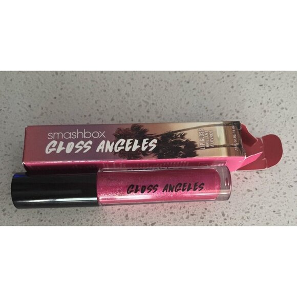 Smashbox Gloss Angeles Lip Gloss Sheen Writer New in Box Pink Sparkle Shiny - Picture 2 of 5